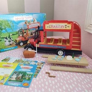 Sylvanian Families Country Bus Vintage Retired
